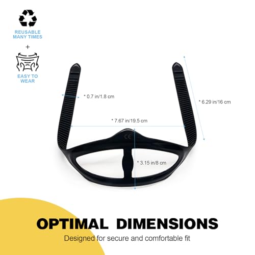 Adjustable Silicone Mask Strap 2-Pack for Snorkeling & Diving