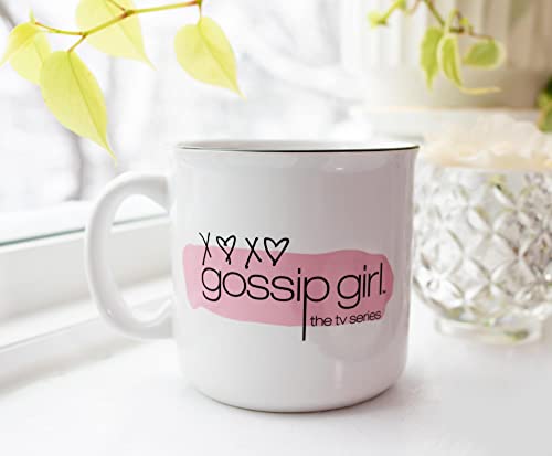 Gossip Girl 20oz Ceramic Travel Mug - BPA-Free Coffee Cup with Logo