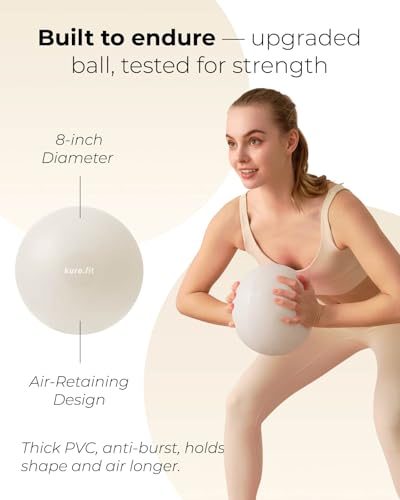 Complete Pilates Kit with Resistance Bands and Ball for Home Workouts