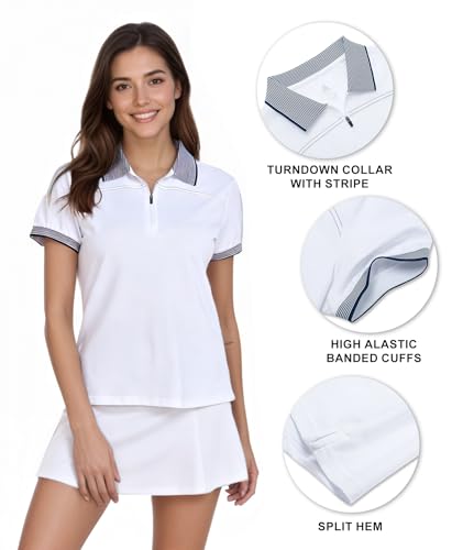 Little Beauty Women's Short Sleeve Polo Golf Shirt