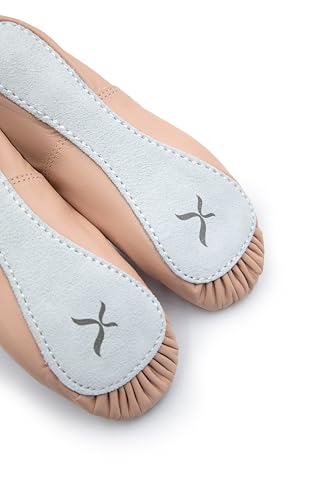 Leather Daisy Ballet Shoes for Toddlers - Ballet Pink, Size 8.5 W
