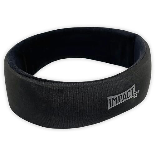 SleepRight ImpactRx Head Guard Small Protective Sports Headband for Soccer & More