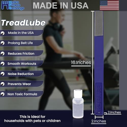 Treadmill Lubricating Kit - Non-Toxic Silicone Lube with 16" Applicator