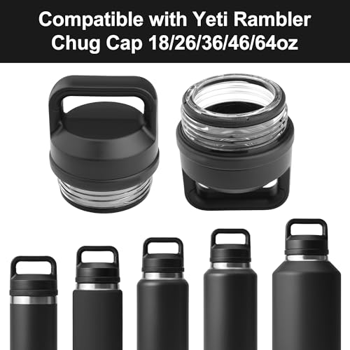 Replacement Silicone Seal Ring for Yeti Rambler Chug Cap - 4 Pack