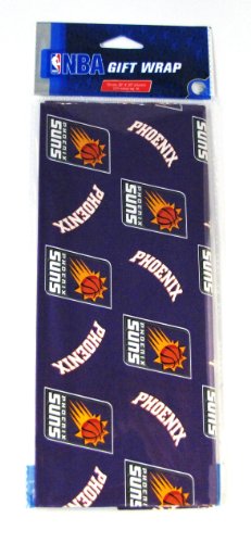 NBA Phoenix Suns Wrapping Paper - 3 Sheets, 30x20 inches