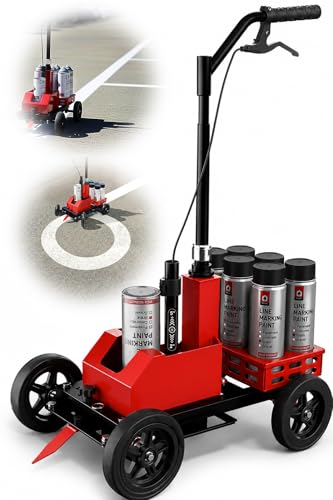 Heavy Duty Line Striping Machine - 3-in-1 Adjustable Width