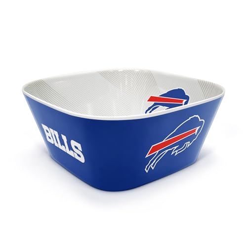 Buffalo Bills Large Party Bowl - 100% Melamine, BPA Free