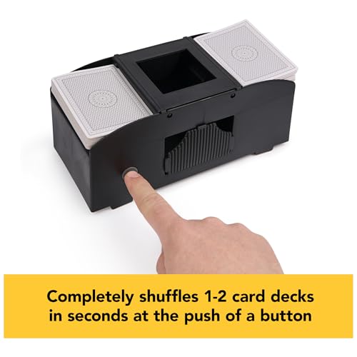 Automatic Card Shuffler for 1 or 2 Decks - Quick Shuffle