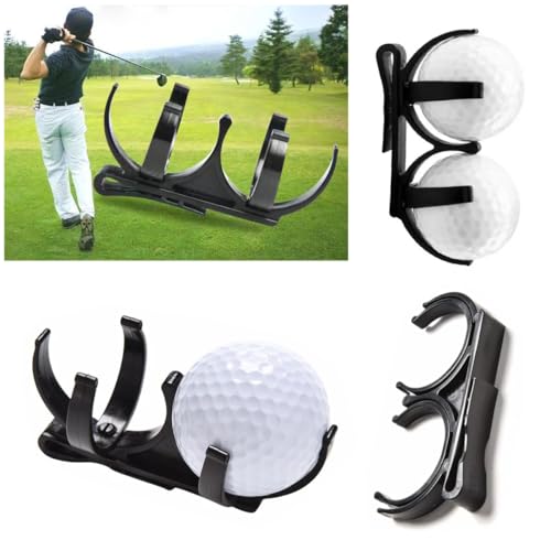 Golf Ball Holder Clip - 2 Pack Portable Waist Bag Organizer