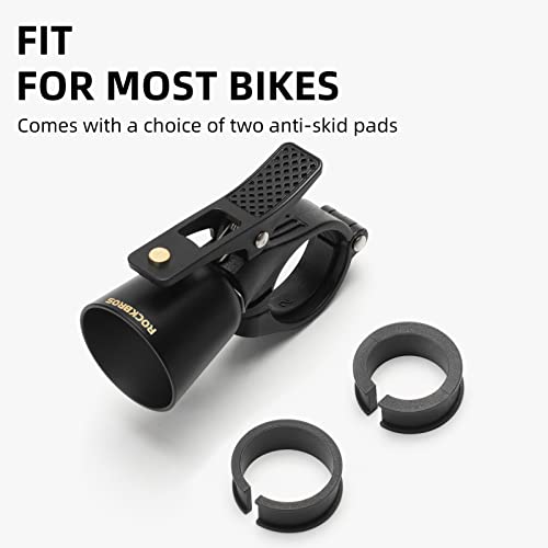 Loud Brass Bike Bell for 0.87-1.25" Handlebars - Black