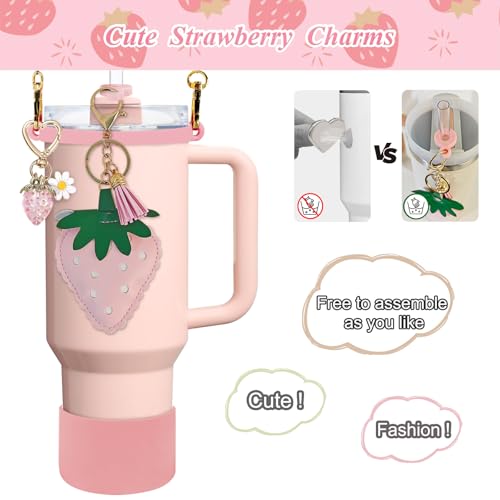 7-Piece Strawberry Cup Accessory Set for Stanley 30/40 oz