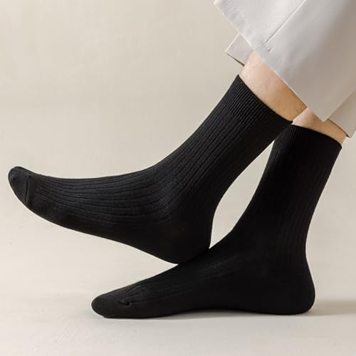 Looknniy 20 Pairs Men's Crew Athletic Socks - Moisture Wicking, Cushioned, Sport & Running, Color F