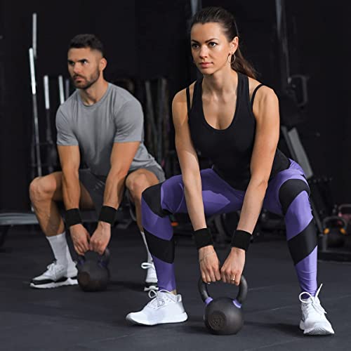 Absorbent Sports Wristband Set for Men and Women - 2PC Wristband