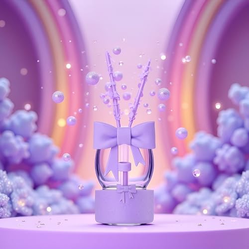 Bow Straw Cover and Silicone Boot Sleeve Set for Tumblers - Purple