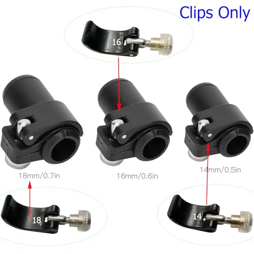 6 Pack Hiking Pole Clamp Replacement Flip Lock Fasteners