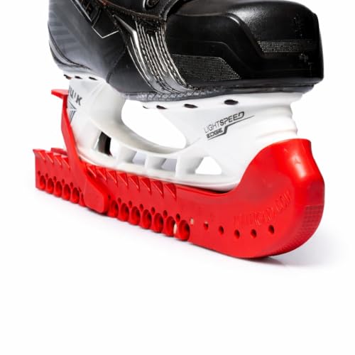 Hockey Skate Guard - SuperGard Red with Non-Slip Strap