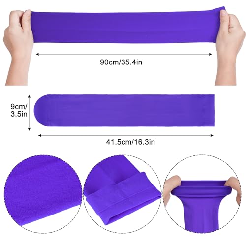 Ice Skating Socks - 6 Pairs High Knee Nylon for Women & Girls - Multi
