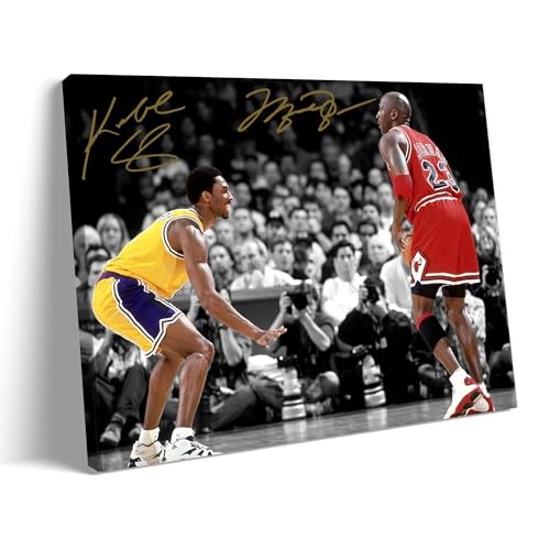 Framed Basketball Poster Canvas Art - Legend5, 8"L x 10"W