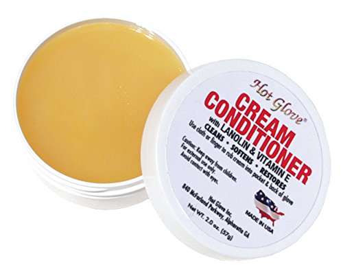 Leather Glove Conditioner Cream - Moisture Repellent, 3-in-1 Care