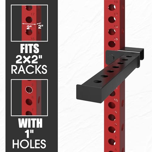 Safety Catches for 2"x2" Tube Power Rack - 800LBS Capacity (1 Pair)