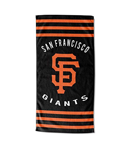 San Francisco Giants Striped Beach Towel - 30 x 60 inches