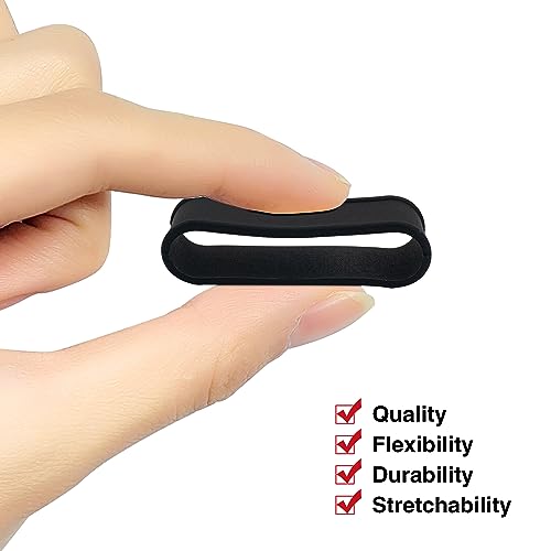 4-Piece Silicone Pickleball Racquet Grip Bands - Flexible Overgrip Seal