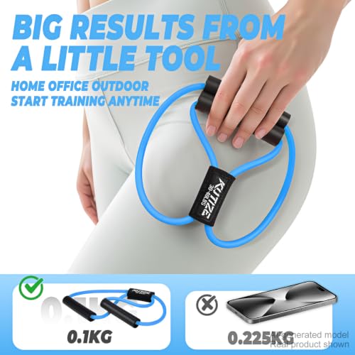 Figure 8 Resistance Bands with Handles - 1 Blue - Home Gym Equipment