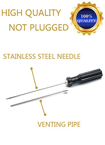 Fish Venting Tool Set with 3 Stainless Steel Needle Sizes & Storage Bin