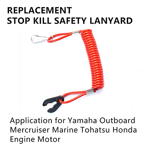 Boat Safety Kill Switch Lanyard Cord for Yamaha Outboard