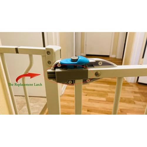 Replacement Latch for Regalo 1161 and Select Carlson Gates (Gray (Latch Only))