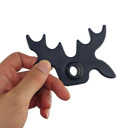 Moosehead Pool Cue Bridge Head - 9 Angle Plastic Billiard Rest - 1 Pack