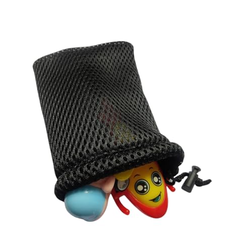 Small Nylon Mesh Drawstring Storage Bags - 6 Pack, 6" x 4"