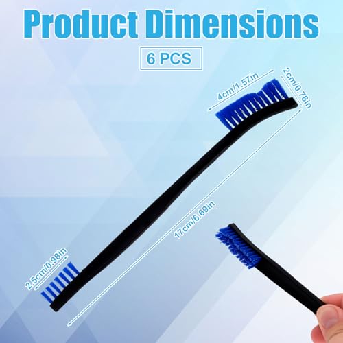 Multifunctional Small Cleaning Brush Set - 4 Double-Ended Brushes