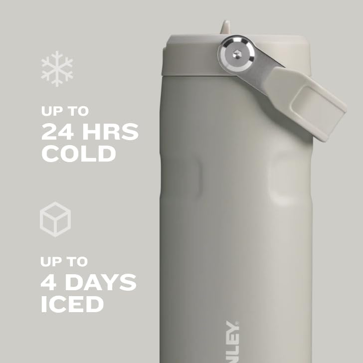Stanley IceFlow 2.0 Water Bottle - 24 OZ Insulated Stainless Steel | Lightweight, Leak-Resistant & BPA-Free | Navy
