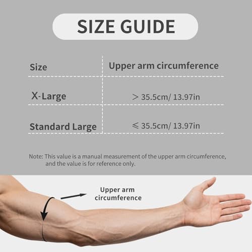 Golf Swing Training Aid - Arm Band for Correct Swing Gesture - Black / Standard Large
