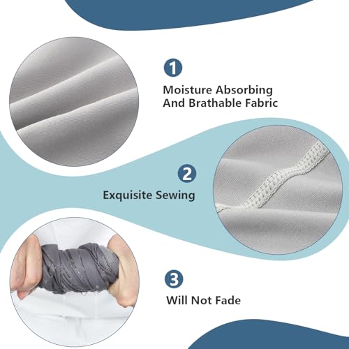 Thermal Winter Ski Mask Balaclava Full Face Mask - Pure Grey