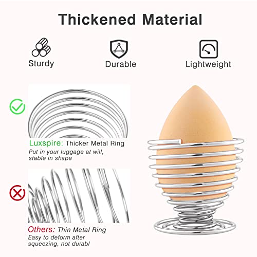 Stainless Steel Beauty Blender Holder - Silver