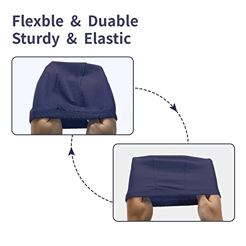 4 pcs Elastic Swim Caps for Both Women & Men Kids Fabric Durable