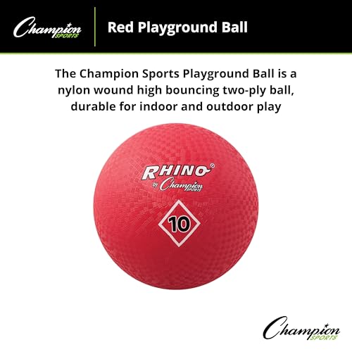 Durable High-Bounce Playground Ball – Sizes 5" to 16"