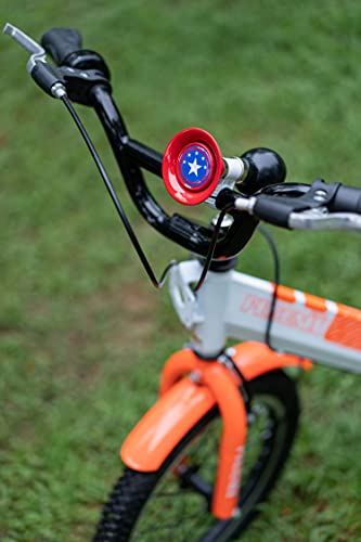 Kids Bike Horn Bell - Black & Red, Easy to Install