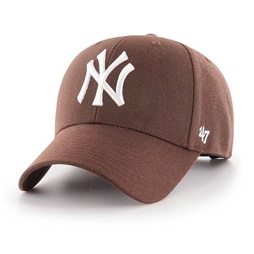 47 MLB New York Yankees MVP Unisex Baseball Cap Brown One Size