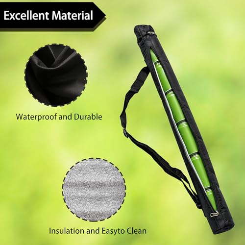 XLFFC 6-Pack Can Cooler Sleeve with Adjustable Shoulder Strap - Keeps Drinks Cold for Golf, Beach, Picnic, Outdoor