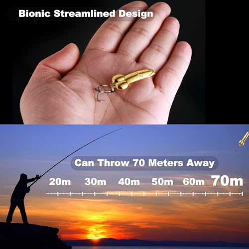 5g Zinc Alloy Spoon Lures with Treble Hooks - 4Pcs Fishing Tackle