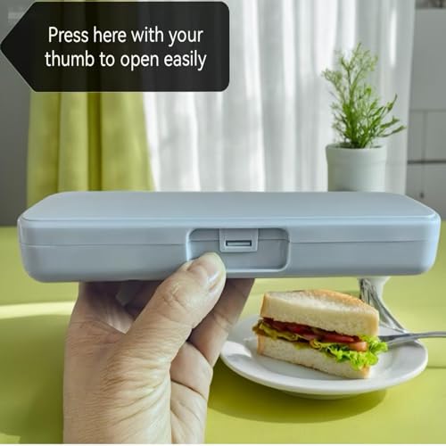 5-Piece Stainless Steel Travel Utensils Set with Storage Case