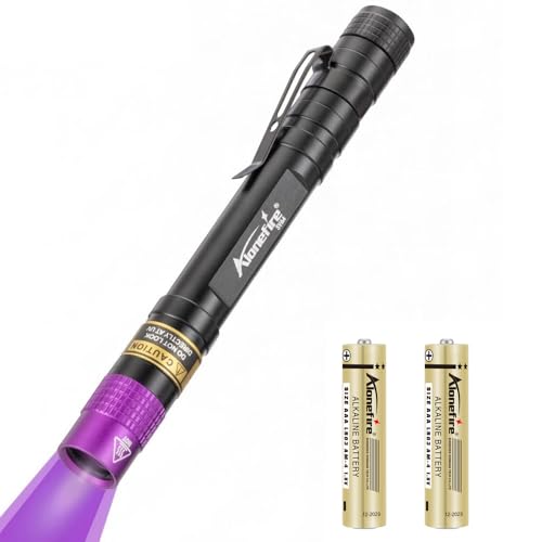 Mini UV Flashlight 3W - Portable 365nm Black Light for Detection