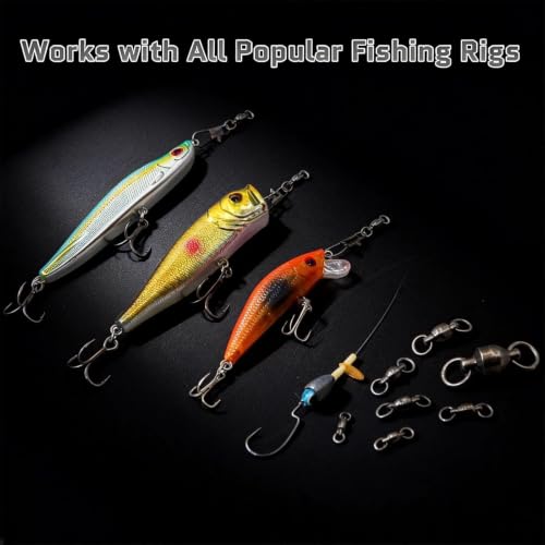 Ball Bearing Fishing Swivels - 30 Pack, 33 LB Strength