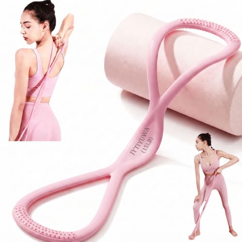 Figure 8 Resistance Bands - 15LB Pink Elastic Fitness Band