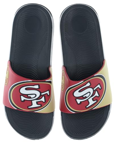 Men's NFL Big Logo Raised Slide Sandals | Casual Comfort