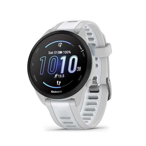 Garmin Forerunner 165 GPS Smartwatch - Mist Grey/Whitestone