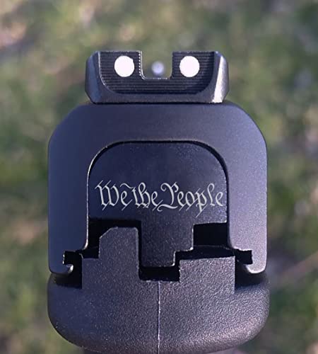 Laser Engraved Aluminum Rear Back Plate for M&P Full Size - We The People